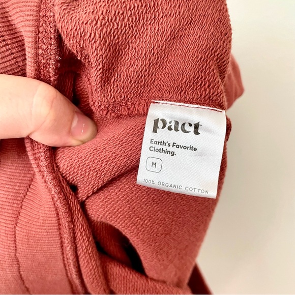 Pact Organic Cotton Jogger Sweatpants Burgundy - Picture 7 of 8